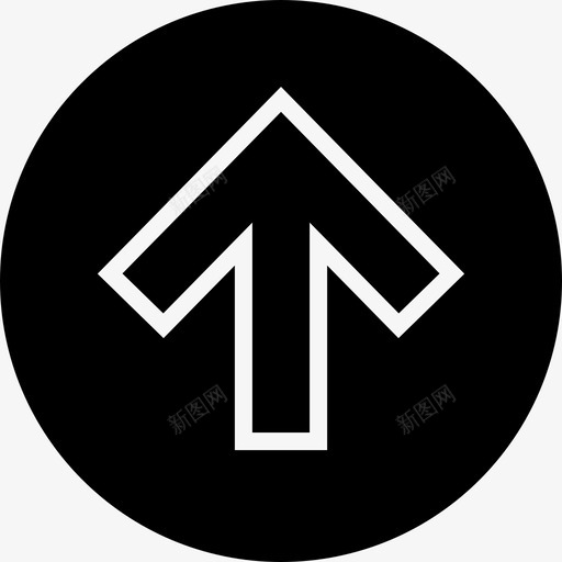 向上箭头符号指针svg_新图网 https://ixintu.com 箭头 向上 符号 指针 信息 文档 方向 单击 分析 字形