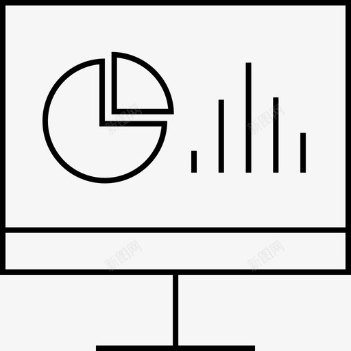 饼图数据联机svg_新图网 https://ixintu.com 饼图 数据 联机 报告 信息 图形 浅色