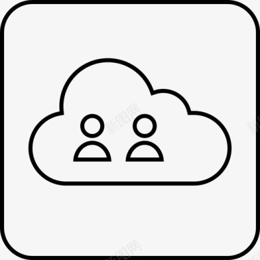 云活动用户在线web图标