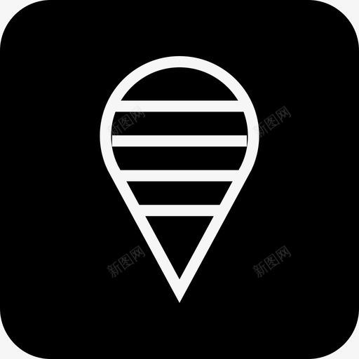 gps引脚gps导航4字形svg_新图网 https://ixintu.com 引脚 导航 字形
