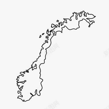 挪威国家地理图标
