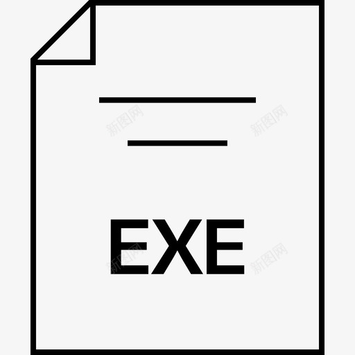 exe文件扩展名文件名svg_新图网 https://ixintu.com 文件 文件名 扩展名 页面