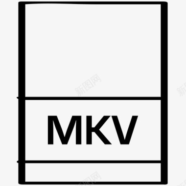 mkv文件名3手绘图标
