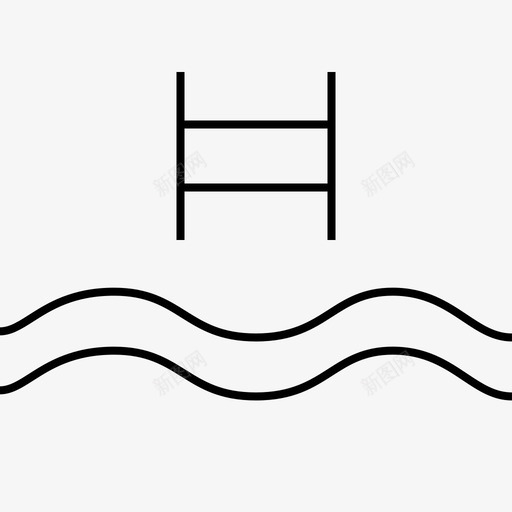 游泳池水游泳svg_新图网 https://ixintu.com 游泳 游泳池 池水 娱乐 奥林匹克 梯子家 潜水 室内 房地产