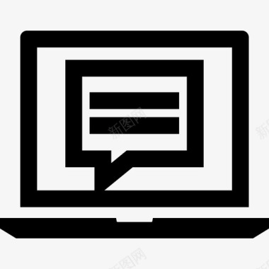 网络短信光纤短信屏幕短信图标