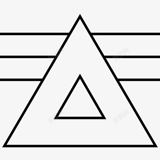 抽象三角形创意设计svg_新图网 https://ixintu.com 抽象 三角形 创意设计 形状
