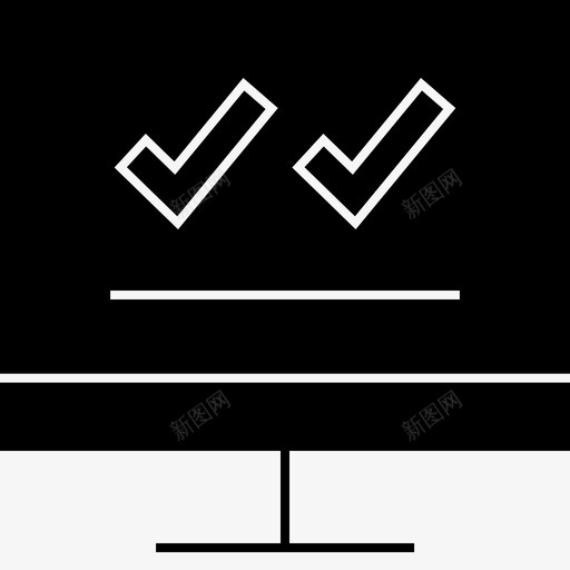 复选标记计算机oksvg_新图网 https://ixintu.com 复选 标记 计算机 联机 信息 图形 字形