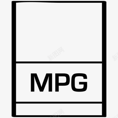 mpg文件名3手绘图标