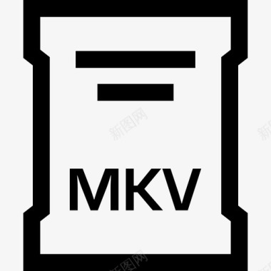 mkv文件扩展名文档名称图标