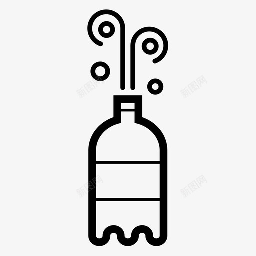 汽水瓶子泡泡svg_新图网 https://ixintu.com 汽水 瓶子 泡泡 可乐 饮料 柠檬水