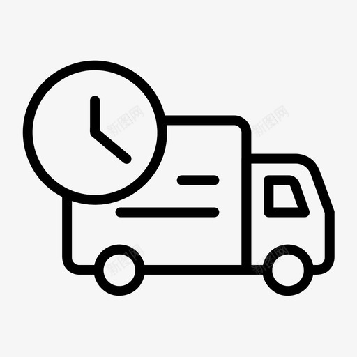 交货时间物流运输svg_新图网 https://ixintu.com 交货 时间 物流运输 物流 路线