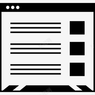 网页设计模型网页浏览器网页图标