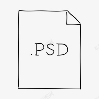 psd文件文档文件类型图标