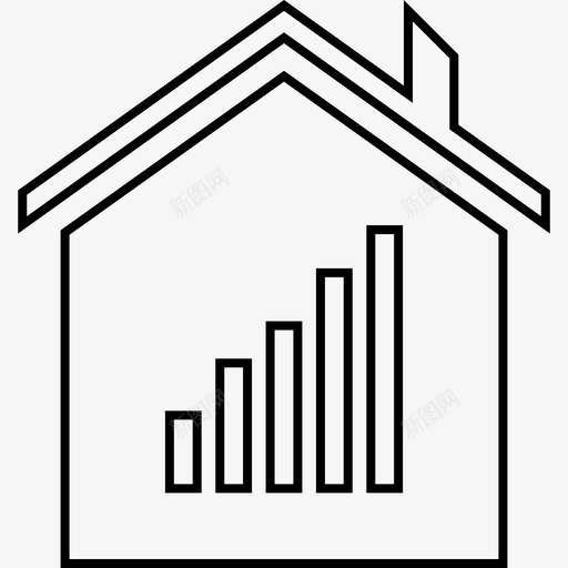 房地产数据住宅房屋svg_新图网 https://ixintu.com 房地产 数据 住宅 住宅房 房屋 网上