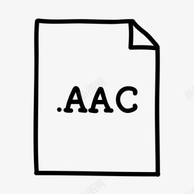 aac文件文档下载图标