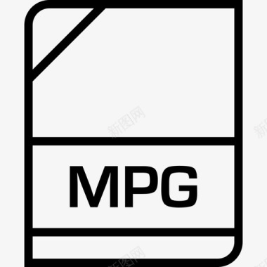 mpg文件名文档扩展名图标