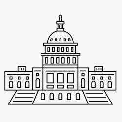 国会标志美国国会大厦奇迹白宫高清图片
