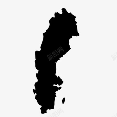 瑞典国家地理图标