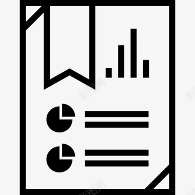 搜索引擎优化分析页文档文件图标