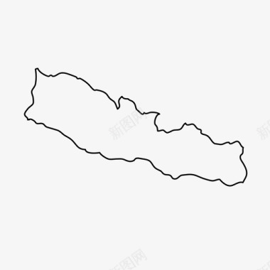 尼泊尔国家地理图标