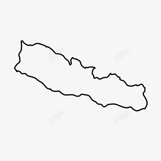 尼泊尔国家地理svg_新图网 https://ixintu.com 尼泊尔 国家 国家地理 地图