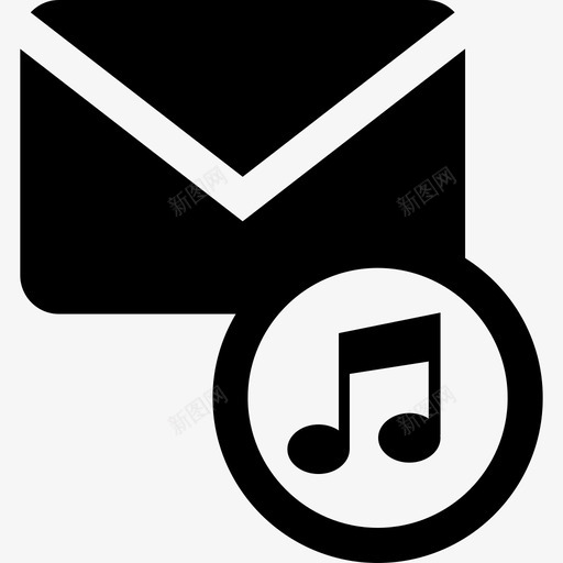 音乐电子邮件不持有svg_新图网 https://ixintu.com 电子邮件 音乐 持有 黄金 信封 撰写 粗体 出售 字形