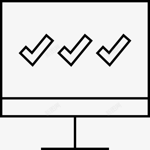 复选标记计算机联机svg_新图网 https://ixintu.com 复选 标记 计算机 联机 信息 图形