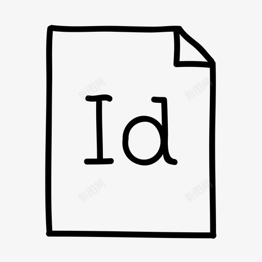 adobeindesign应用程序文档svg_新图网 https://ixintu.com 应用程序 文件 文档 类型