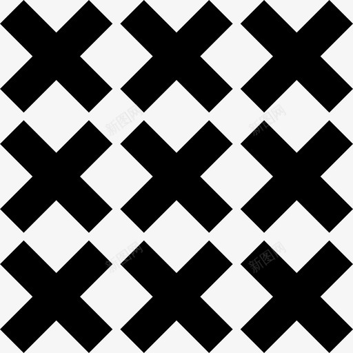 正方形设计几何svg_新图网 https://ixintu.com 正方形 设计 几何 图案 重复 平铺 抽象 字形