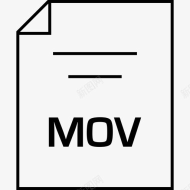 mov文档扩展名文件名图标