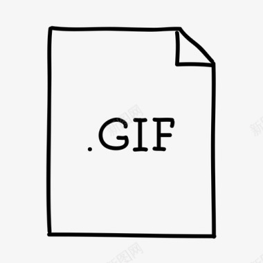 gif文件文档文件类型图标