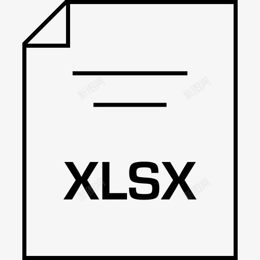 xlsx文档扩展名文件名svg_新图网 https://ixintu.com 文档 文件名 扩展名 页面