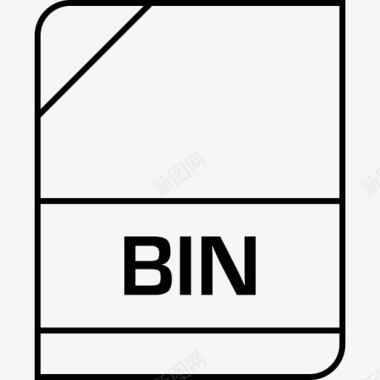 bin文档扩展名文件图标