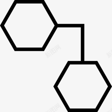 抽象连接创意设计图标