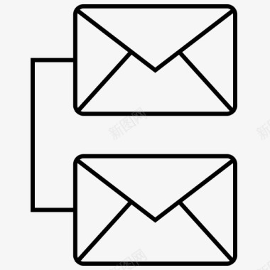 电子邮件联盟信号图标
