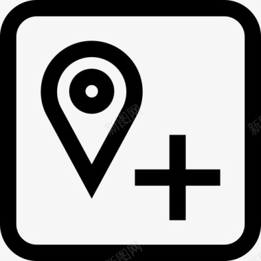 地图pin添加地点服务图标