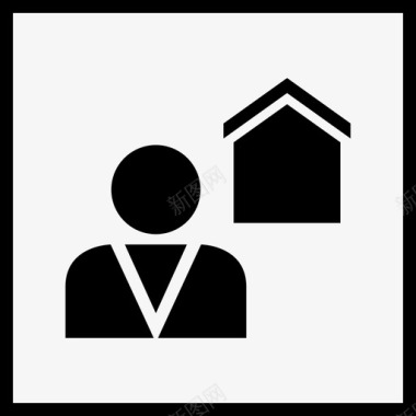 房地产代理家房子图标