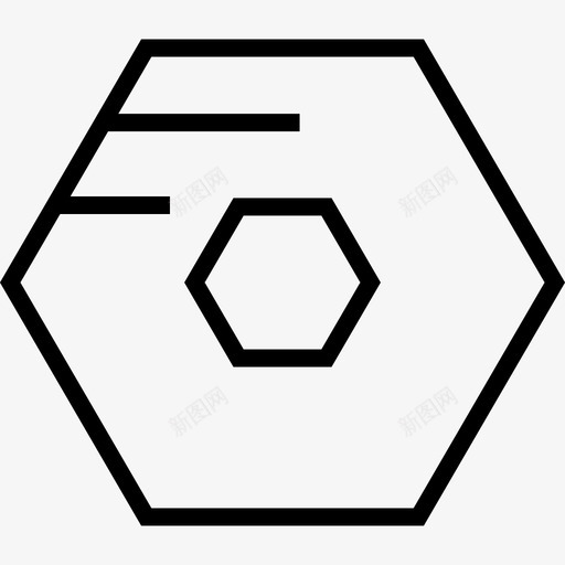 抽象六边形创意设计svg_新图网 https://ixintu.com 抽象 六边形 创意设计 形状 轮廓