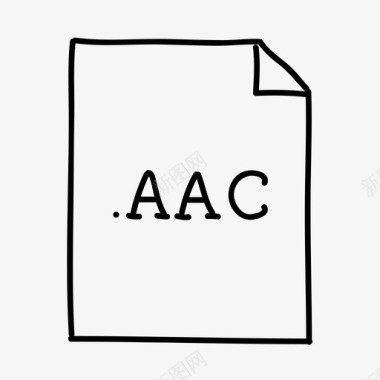 aac文件文档下载图标