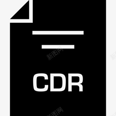 cdr文件扩展名文档文件名图标