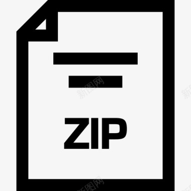 zip文档扩展名文件名图标