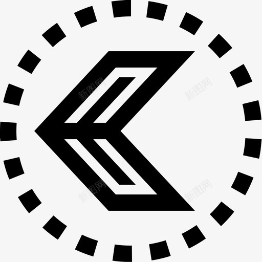 向左箭头方向点svg_新图网 https://ixintu.com 箭头 向左 方向 指向 粗体