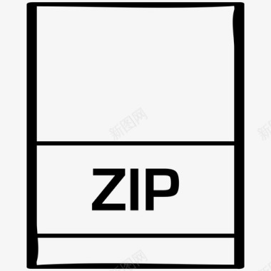 zip文件名3手绘图标