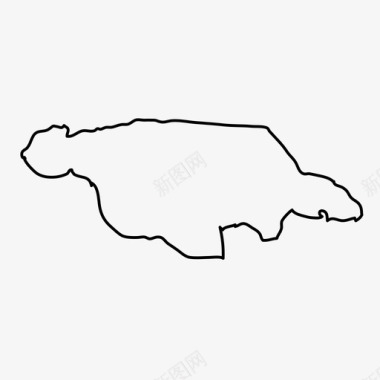 牙买加国家地理图标