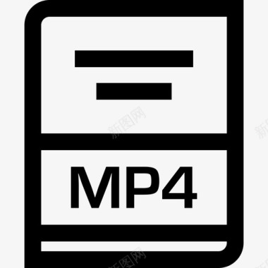 mp4应用程序文档名图标