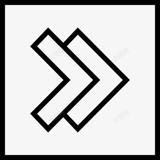 右箭头blacsvg_新图网 https://ixintu.com 箭头 方向 图像 指针