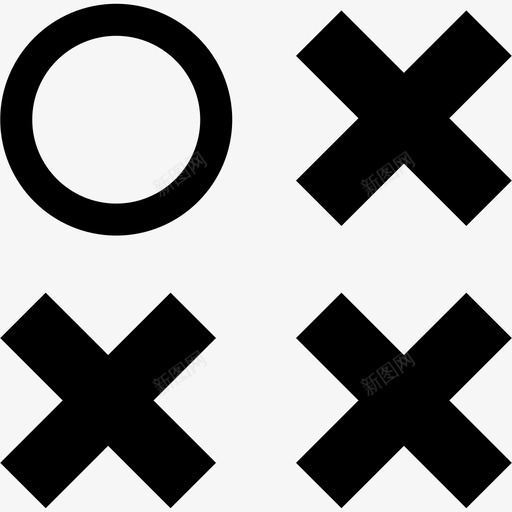 三个十字架抽象5加粗svg_新图网 https://ixintu.com 三个 十字架 抽象 加粗