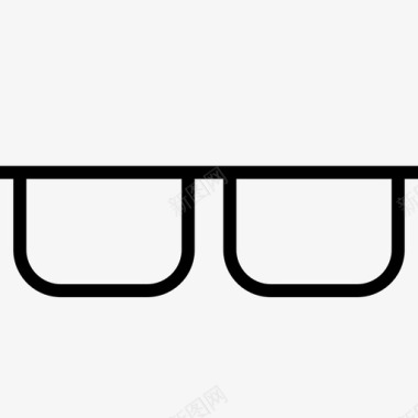 采购产品眼镜双焦点框架图标
