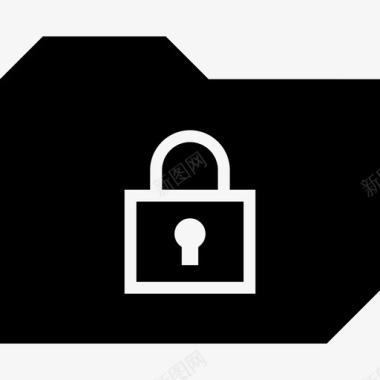 文件夹锁安全私人图标