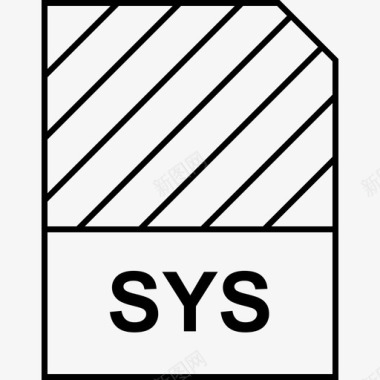sys操作系统文件名图标